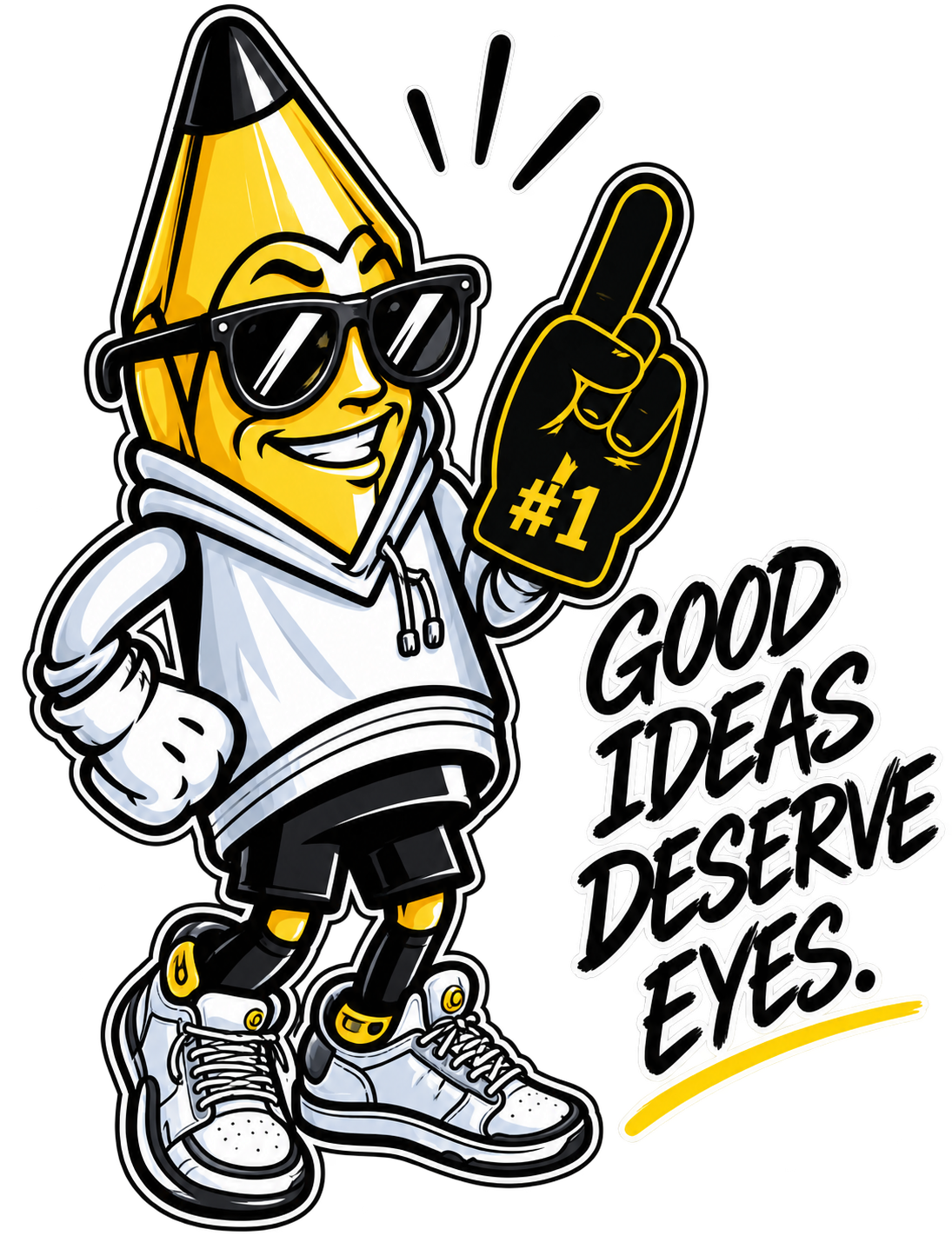 KCATCH mascot — good ideas deserve eyes